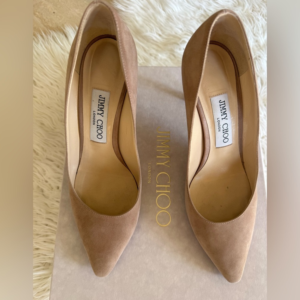 Jimmy Choo Romy Suede Heels